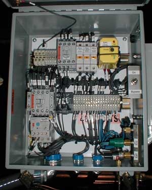 Interior of Condenser Electrical Enclosure