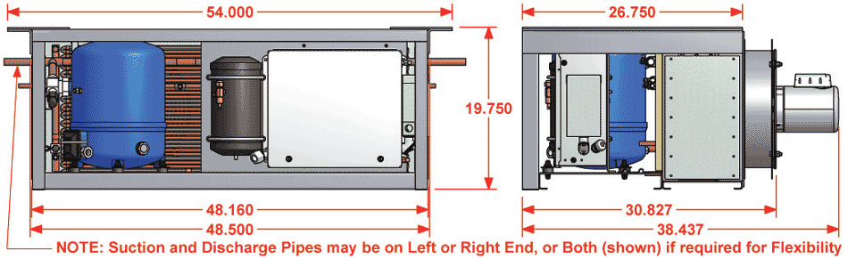 Dimensions of NW-64-CN