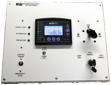 Generator Control system for Emergency Backup and HEP trainline feed